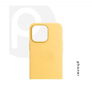 Phoner Apple iPhone 11 szilikon tok sárga (71641)