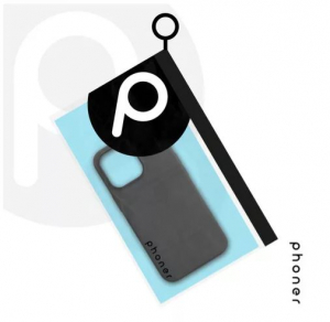 Phoner Apple iPhone 12 Pro Max szilikon tok fekete (71679)