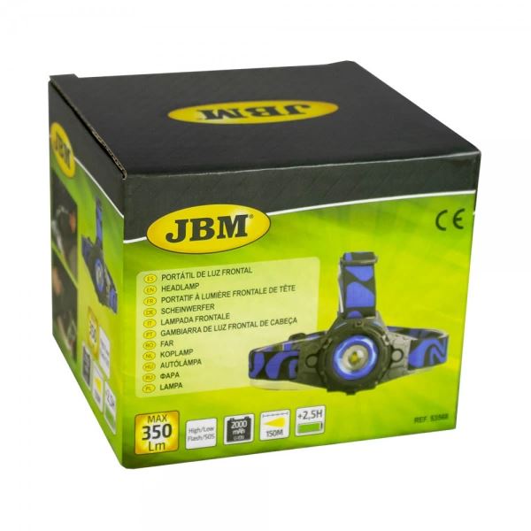 JBM LED fejlámpa 350lm (0253568)