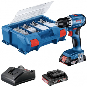 Bosch Professional GSR 18V-45 akkus f&uacute;r&oacute;csavaroz&oacute; 2db 2.0Ah akkuval (06019K3205)