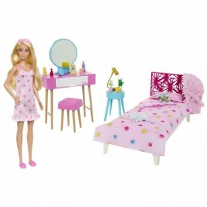 Mattel Barbie, a film: Barbie hálószoba játékszett (HPT55)