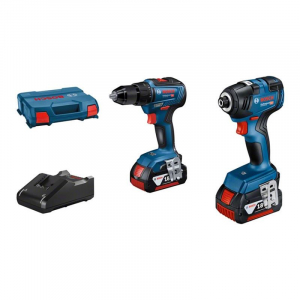 Bosch Professional GDR 18V-200 C + GSR 18V-55 akkus ütvecsavarozó készlet akkumulátor nélkül (06019J2108)