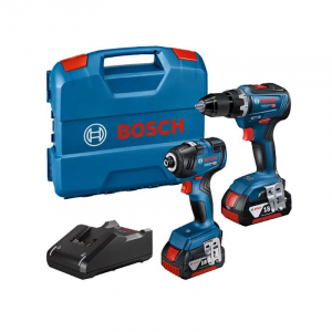 Bosch Professional GDR 18V-200 C + GSR 18V-55 akkus ütvecsavarozó készlet akkumulátor nélkül (06019J2108)