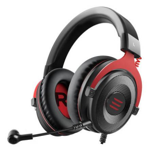 EKSA E900 gaming headset fekete-piros