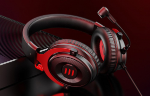 EKSA E900 gaming headset fekete-piros