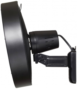 Sygonix falra szerelhető ventilátor fekete (SY-5237266)