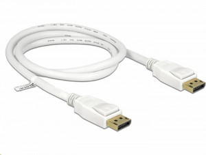 DeLock 84876 Displayport 1.2 apa -> Displayport apa kábel 1m fehér