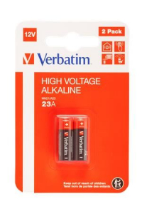 Verbatim Premium 23AE/A23/MN21 tartós alkáli elem 2db(49940)