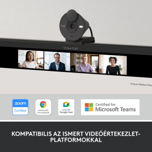 Logitech Brio 300 Full HD webkamera szürke (960-001436)