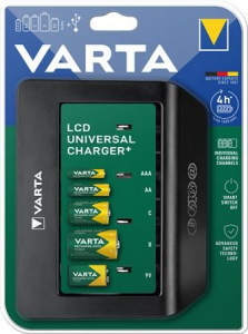 Varta Universal Elemt&ouml;ltő AA/AAA/C/D/9V LCD kijelző (57688101401)