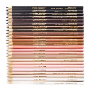 Crayola: Soksz&iacute;nű Vil&aacute;g, bőrsz&iacute;n &aacute;rnyalatok sz&iacute;nes ceruza k&eacute;szlet - 24 db-os (68-4607)