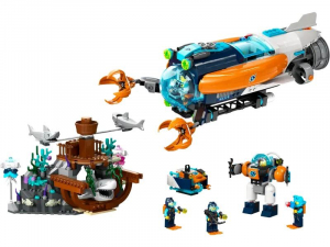 Lego City Mélytengeri kutató tengeralattjáró (60379)