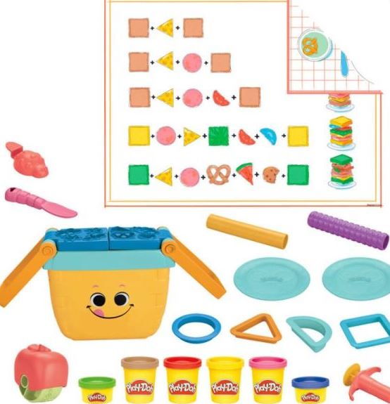 Hasbro Play-Doh: Piknik kosár gyurmaszett (F69165L0)