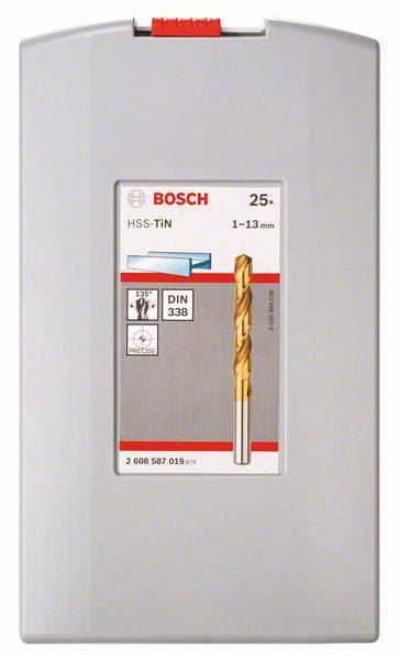 Bosch 2608587019 25 részes ProBox HSS fém spirálfúró készlet