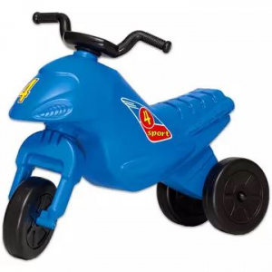 Műanyag Superbike Mini motor kék (141K)