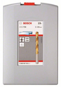 Bosch 2608587015 HSS Fém spirálfúró készlet 19 részes