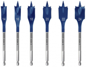 Bosch 2608900332 6 részes fa maró fúró készlet