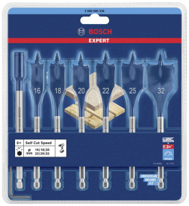 Bosch 2608900334 7 részes fa maró fúró készlet