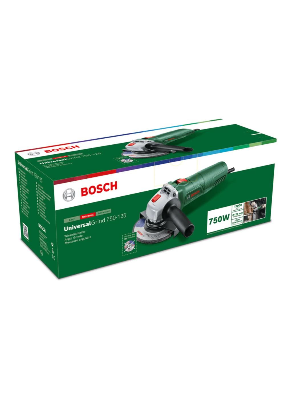 Bosch UniversalGrind 750-125 sarokcsiszoló (06033E2001)