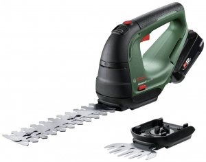 Bosch AdvancedShear 18V-10 fűnyíró és bokorvágó olló, 2,0Ah-s akkuval (0600857000)