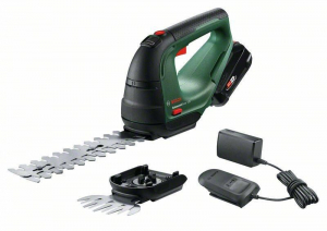 Bosch AdvancedShear 18V-10 fűnyíró és bokorvágó olló, 2,0Ah-s akkuval (0600857000)