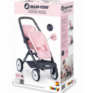 Smoby: Maxi-Cosi iker babakocsi rózsaszín (7600253217)
