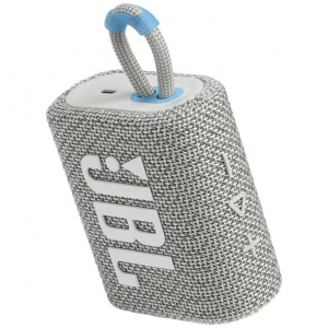 JBL Go 3 Eco vízálló hordozható Bluetooth hangszóró fehér (JBLGO3ECOWHT)