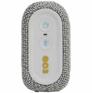 JBL Go 3 Eco vízálló hordozható Bluetooth hangszóró fehér (JBLGO3ECOWHT)