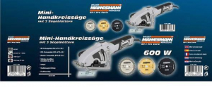 Br&uuml;der Mannesmann M12891 k&eacute;zi k&ouml;rfűr&eacute;sz 600 W