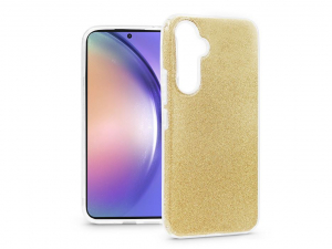 Haffner Shining Samsung SM-A546 Galaxy A54 5G szilikon tok aranyszínű (PT-6657)
