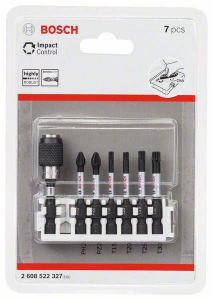 Bosch 2608522327 kereszthornyú bit készlet, 7 részes