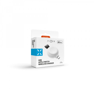 FIXED Orb USB-C csatlakozóról működő Apple Watch töltő fehér (FIXORB-WH)