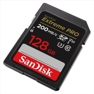 128GB Sandisk Extreme Pro SDXC UHS-I Class10 U3 V30 (SDSDXXD-128G-GN4IN / 121596)