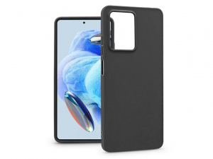 Haffner Matt Xiaomi Redmi Note 12 Pro 5G/Poco X5 Pro 5G szilikon tok fekete (TF-0223)