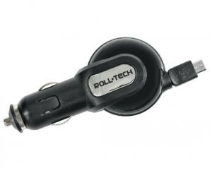 Lampa Roll-Tech microUSB szivargyújtós töltő 500 mA 12/24 V (0139017)