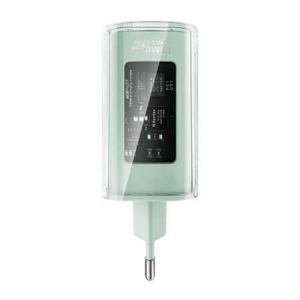 ACEFAST A45 hálózati töltő 2x USB-C 1xUSB-A 65W zöld (A45 Mountain mist)