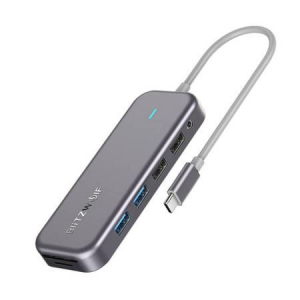 Blitzwolf 11 az 1-ben Hub USB-C ezüst (BW-TH8)