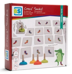 BS Toys Keresd a krokodil zokniját! társasjáték (GA350)