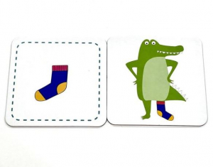 BS Toys Keresd a krokodil zokniját! társasjáték (GA350)