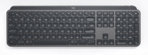 Logitech MX Keys US billentyűzet üzleti használatra grafitszürke (920-010251)