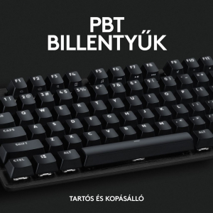 Logitech G413 TKL SE mechanikus Gaming sv&eacute;d billentyűzet fekete (920-010445)