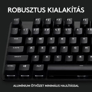 Logitech G413 TKL SE mechanikus Gaming sv&eacute;d billentyűzet fekete (920-010445)