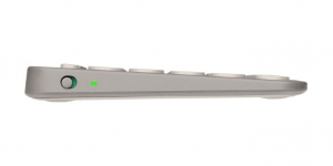 Logitech K380 többeszközös bluetoothos billentyűzet német kiosztás, homokszínű (920-011151)