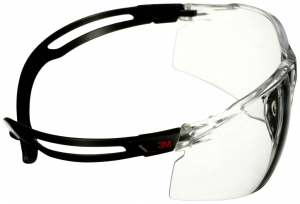 3M SecureFit SF501SGAF-BLK védőszemüveg, párásodásmentes, átlátszó lencse, fekete