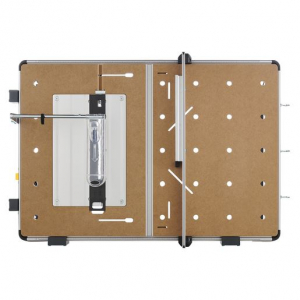 Wolfcraft MASTER 2600 gépasztal, fekete, ezüst (6918000)