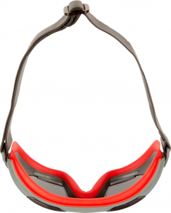 3M GoggleGear GG502SGAF teljes védőszemüveg, párásodásmentes, szürke lencse, piros-szürke