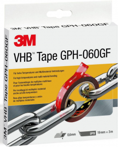3M VHB GPH-060GF19-3 ragasztószalag, szürke, 3 m x 19 mm