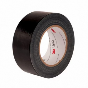 3M Duct Tape 1900S50 szövetszalag, fekete, 45.7 m x 48 mm