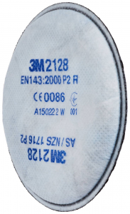 3M 2128 részecskeszűrő aktív szénnel, P2R, 20 db