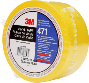 3M 471G50IW vinil ragasztószalag, sárga, 33 m x 50 mm